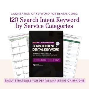 120 Dental Search Intent Keyword | Divided by Condition, Age Group, Categories Treatment